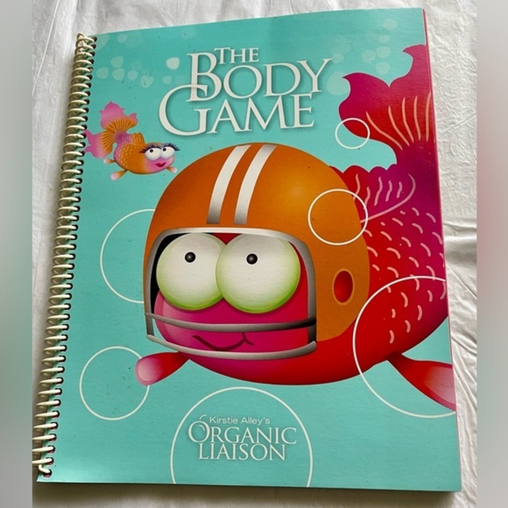 New! Rare The Body Game Kirstie Alley Organic Liaison Colorful Cookbook Recipes